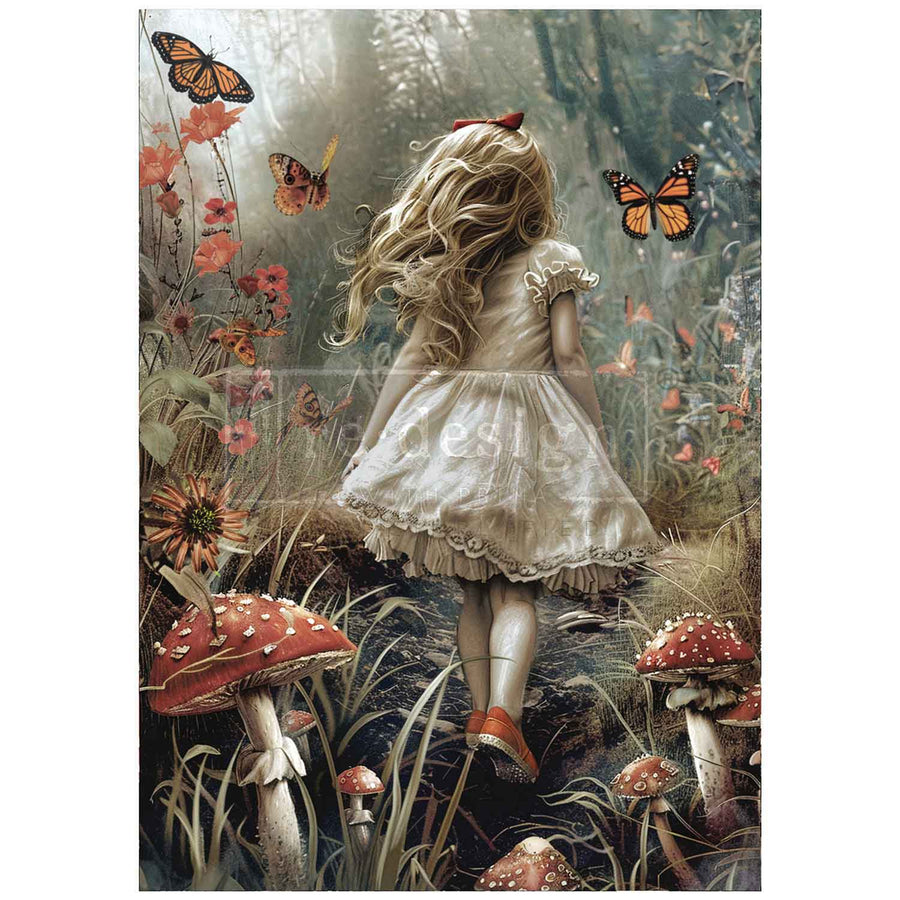 Dreamlike Trails – A1 Decoupage Fiber