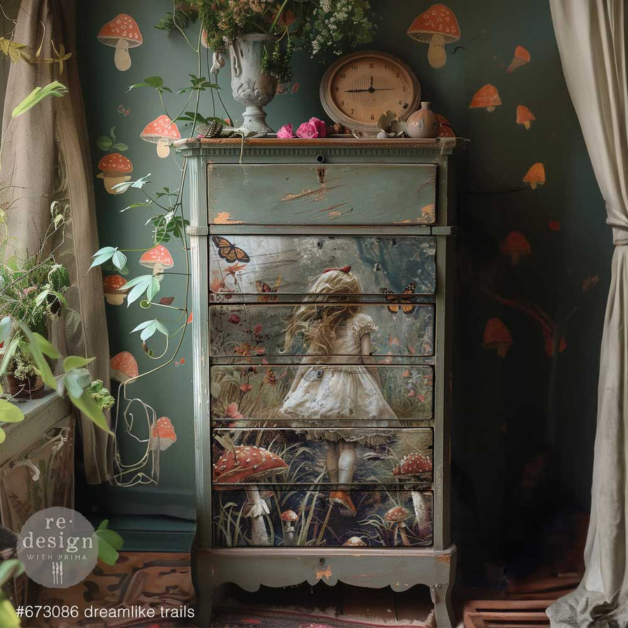 Dreamlike Trails – A1 Decoupage Fiber