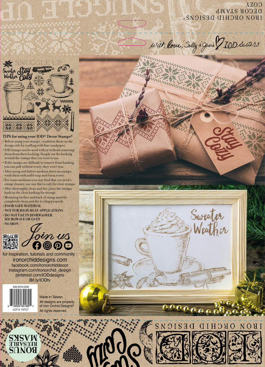 Cozy 12×12 Decor Stamp™