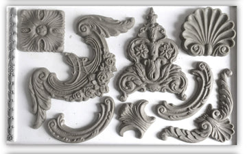 The Classic Elements 6×10 Decor Mould™ is your new DIY best friend! These food safe moulds allow you to add moulding to baked goods, furniture, decor, even your walls! Pair with the IOD Air Dry Clay for your furniture and decor, or try your own medium. Be sure to tag us in your creation so we can see how you IODo it 