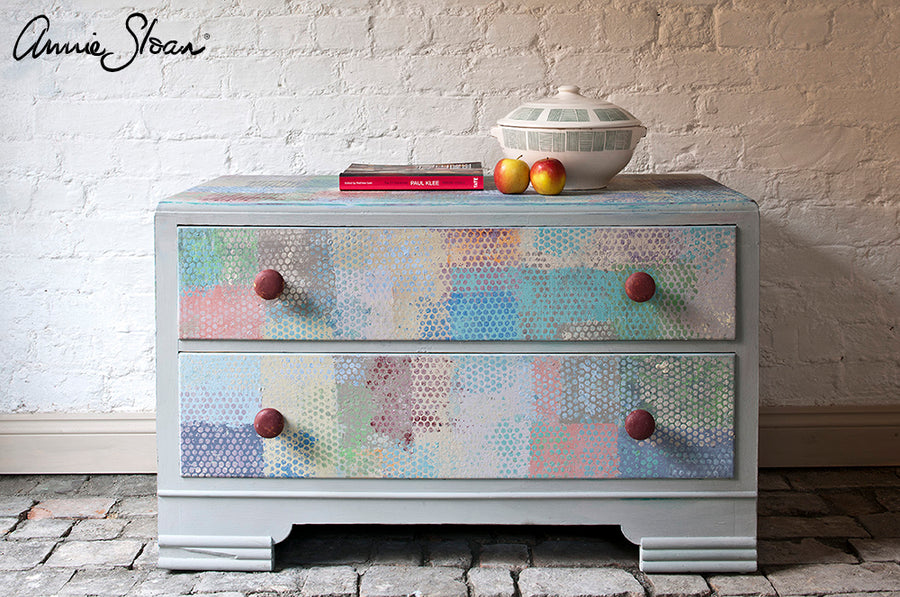annie sloan paris grey dresser Chalk Painted Dresser